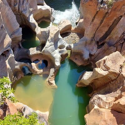 Marmitas de Bourke's Luck